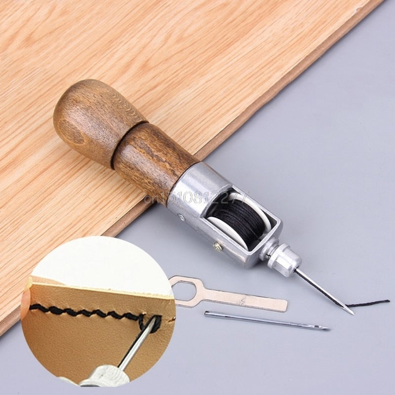 Zilanos Leather Lock Stitch Sewing Awl Thread Kit