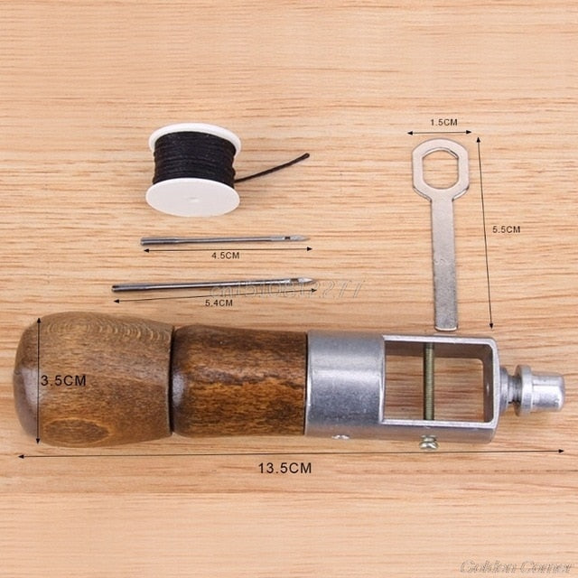 Zilanos Leather Lock Stitch Sewing Awl Thread Kit