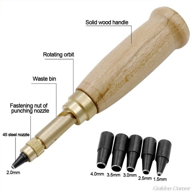 Zilanos Leather Lock Stitch Sewing Awl Thread Kit