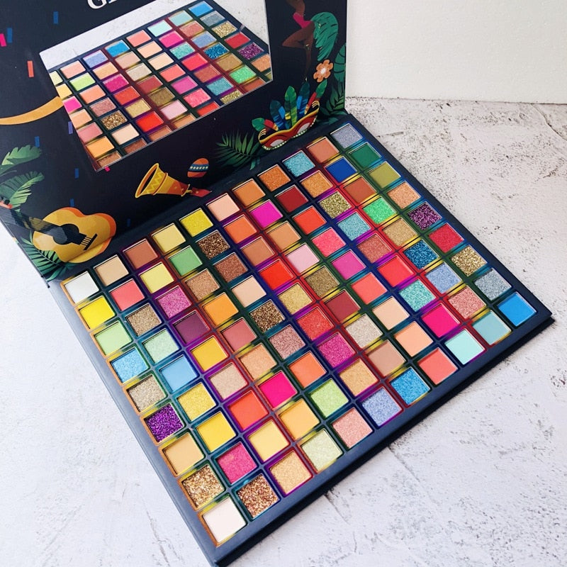 ZILANOS™️ Brazilian Carnival 99 Colors Eye Shadow Palette