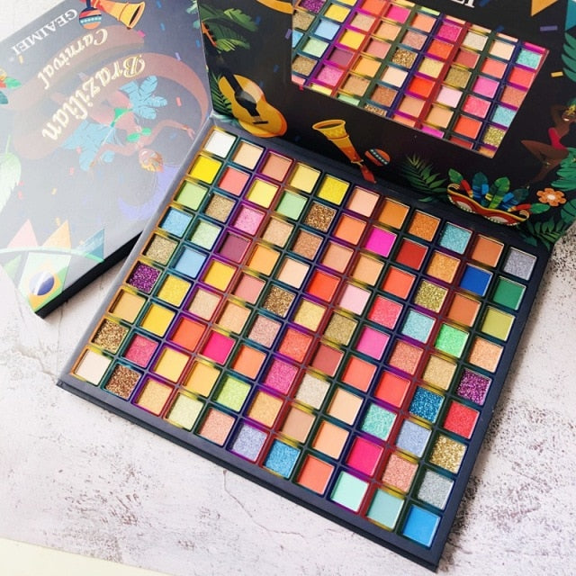 ZILANOS™️ Brazilian Carnival 99 Colors Eye Shadow Palette
