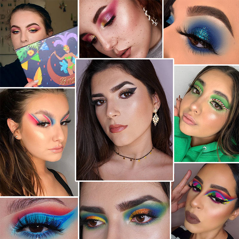 ZILANOS™️ Brazilian Carnival 99 Colors Eye Shadow Palette
