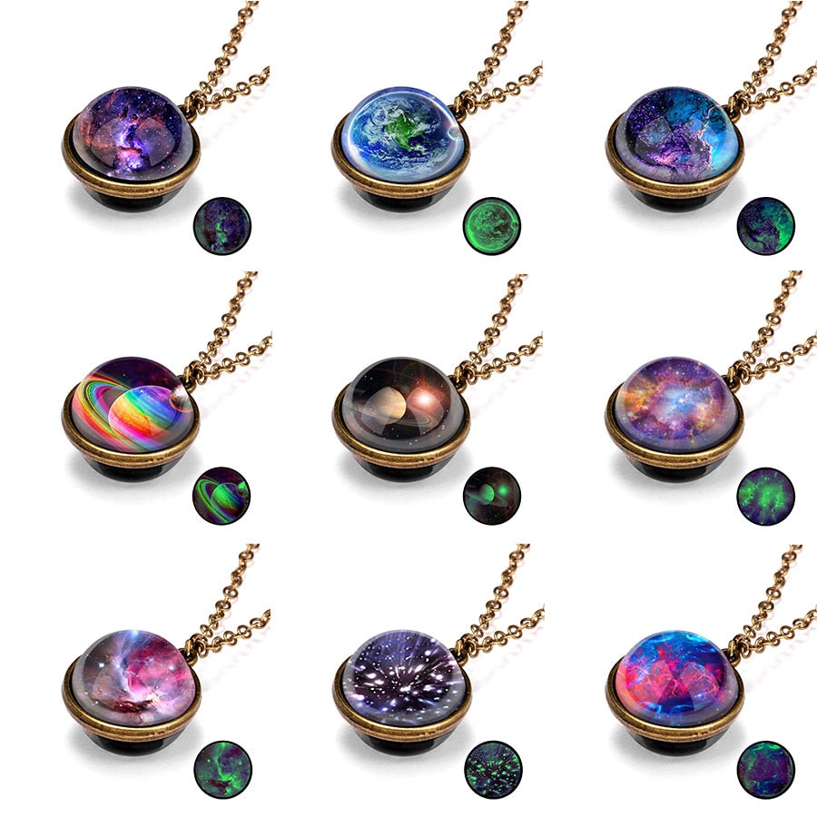 ZILANOS™️ Luminous Double-Sided Cosmic Pendant