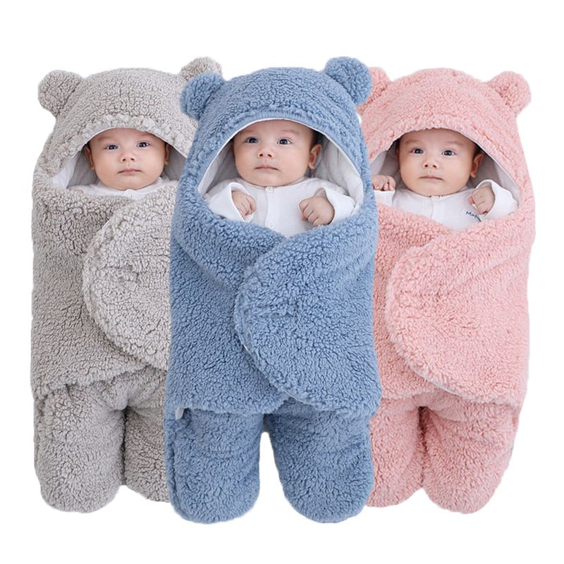 ZILANOS™️ Fluffy Fleece Baby Swaddle
